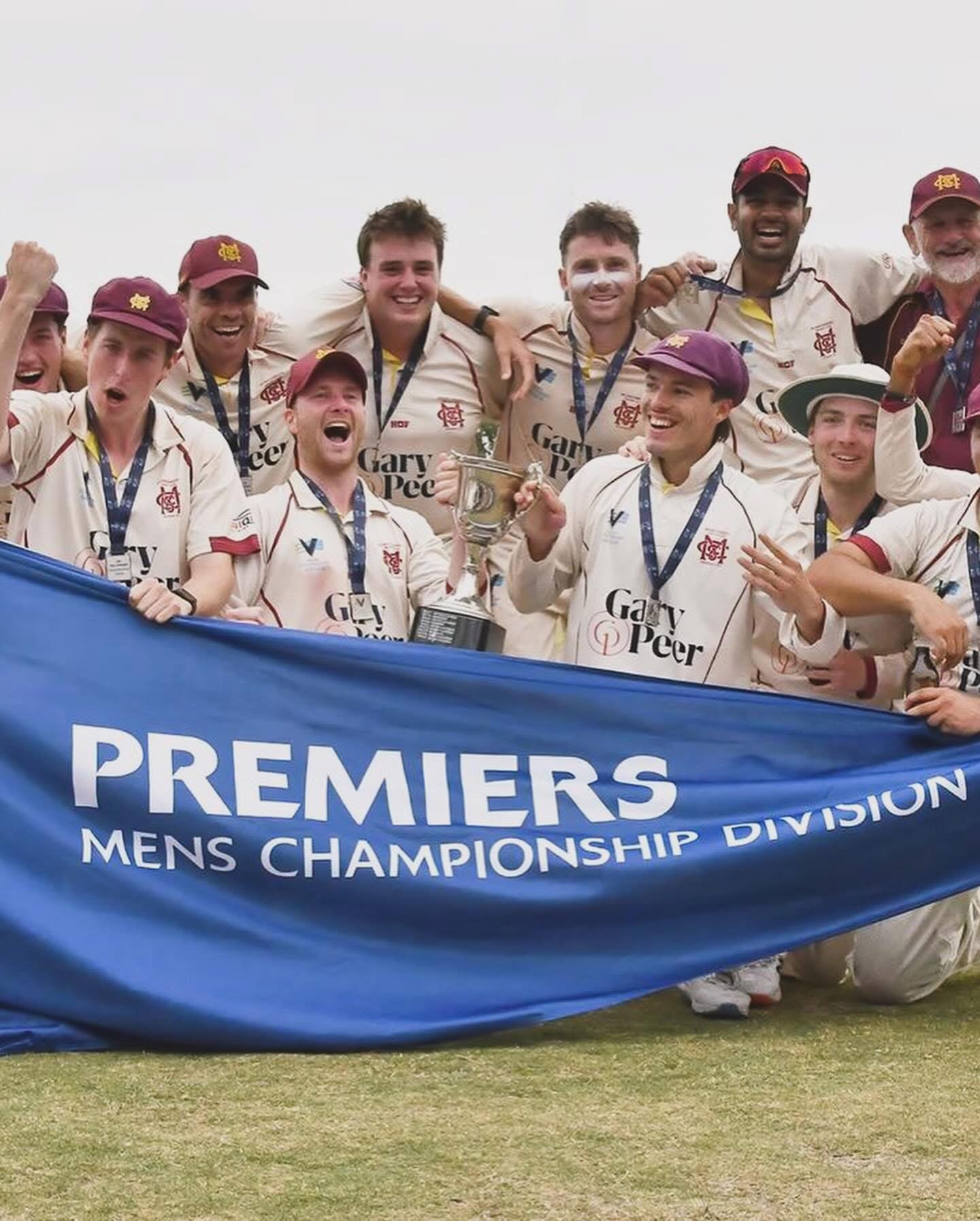 Team celebrating premiership